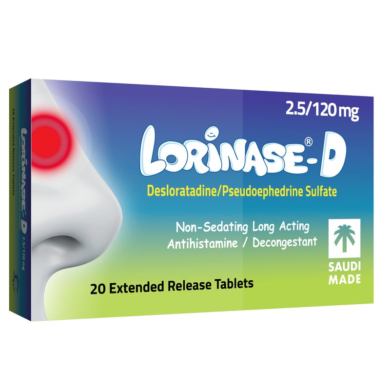 Lorinase-D 2.5/120mg 20 Tablets - Image 4