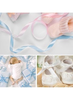 Unique Light Blue Ribbon 1-1/2 Inch, 25 Yards Solid Satin Fabric Ribbons for Gift Wrapping, Christmas Garland, Christmas Tree Ornaments, Bows Making, DIY Crafts, Sewing Projects and Wedding Party  - Image 4