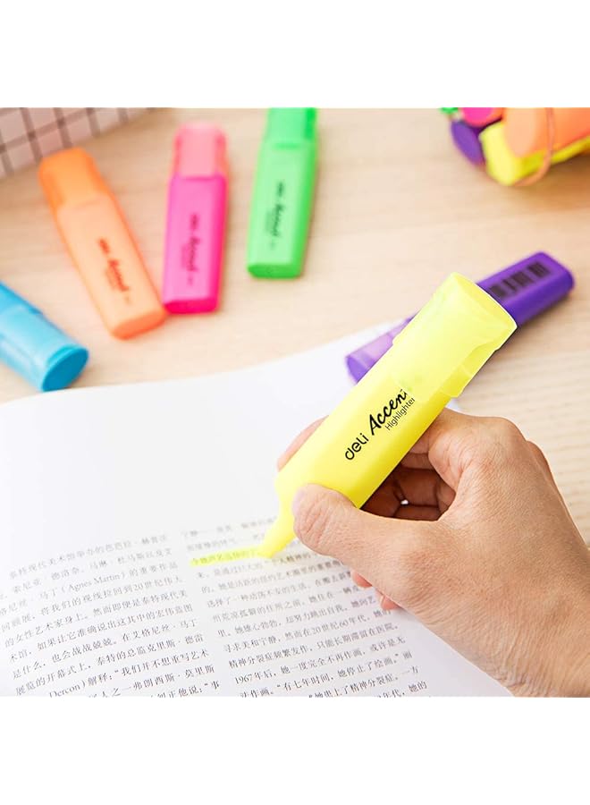 Deli Highlighter Pink Pack Of 10 Pieces - Image 5