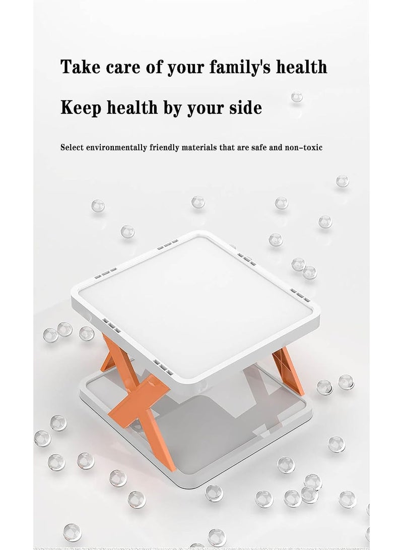 رف أحذية رأسي مكون من 9 طبقات، منظم تخزين أحذية قابل للطي وموفر للمساحة للمدخل والخزانة وغرفة النوم - خفيف الوزن، ومستقر، وصديق للبيئة، وتصميم قابل للتكديس بحرية للمساحات الصغيرة - Image 5