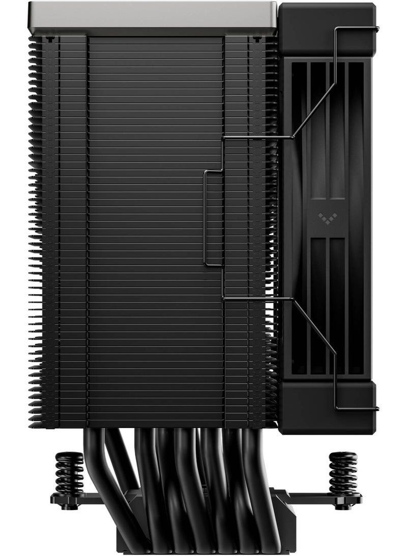 DEEPCOOL AK700 DIGITAL NYX AI Dynamic Adjustment CPU Air Cooler – 7× Heat Pipes, 120mm PWM Fan, Digital Display for Temp/Usage/Clock, AI Fan Curve, ACT Dust Clearing, 0‑RPM Mode, Intel & AMD, Black | R-AK700G2-BKNNMN-GJD-1 - Image 4