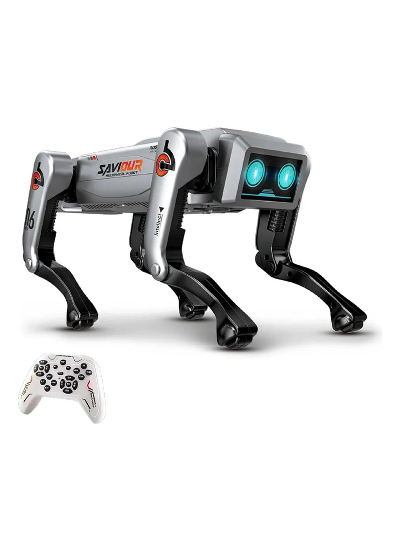 A smart, voice-controlled robotic dog: features app-based programming, dancing, walking, and interactive modes designed for children. - Image 1