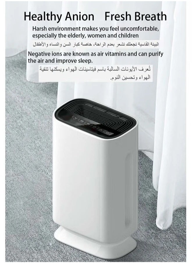 جوليفن - منقيات الهواء للمنزل بغرفة كبيرة تصل إلى 100 متر مربع مع أجهزة استشعار جودة الهواء - Image 1