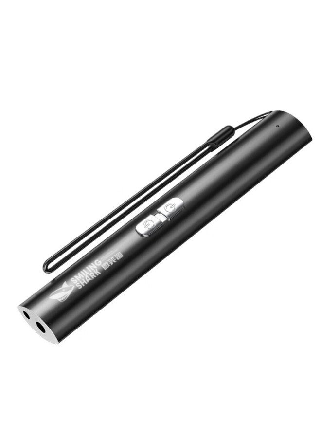 SMILING SHARK Weixiaosha Outdoor Laser Pointer, Green Light Infrared, Sales Office Sand Table Pointer, Laser Pen, Usb Rechargeable Flashlight, Astronomical Star Pointer, Cat Teaser Laser Light - Image 4