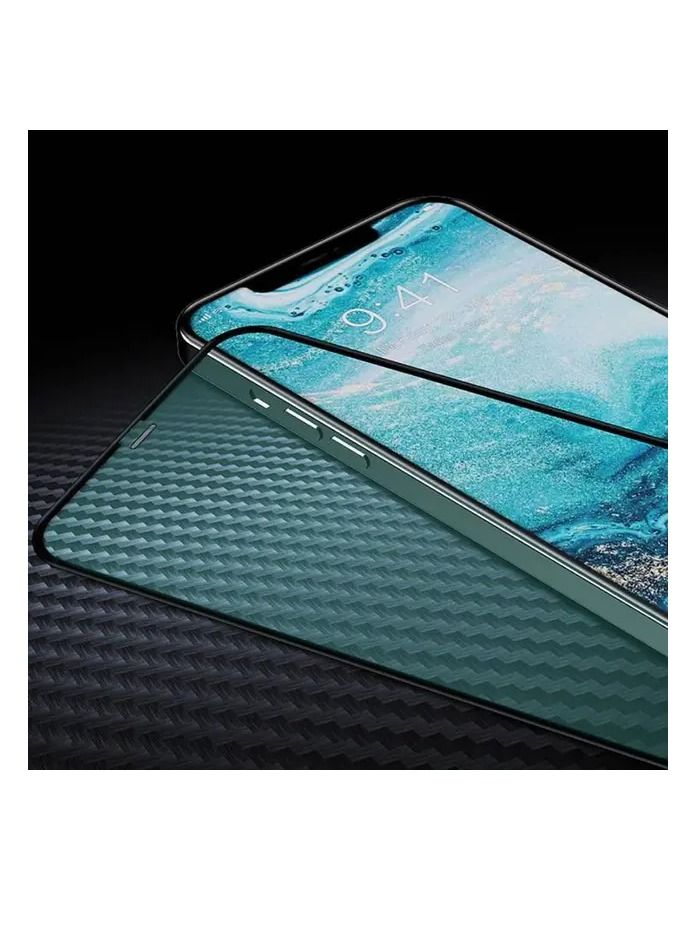 ديفيا فان سيريز واقي شاشة كامل من السيليكون بحواف من الزجاج المقوى مرتين لهاتف آيفون 13 برو ماكس 6.7 بوصة (2021) - شفاف - Image 4