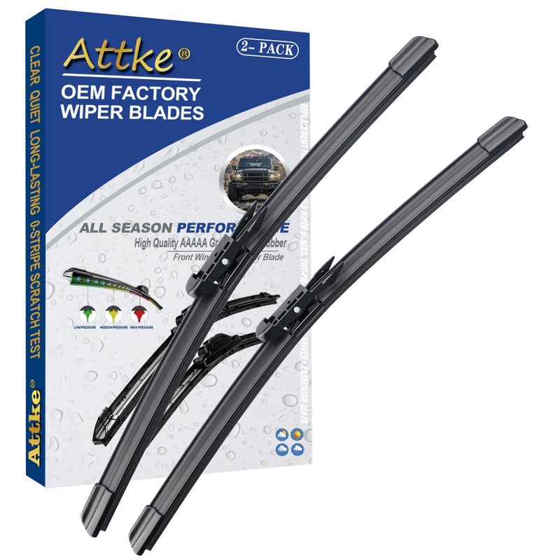 ATTKE OEM Quality Front Windshield Wiper Blades 2007 MercedesBenz R63 AMG R500 20062007 R350 20062012 MLGL 320 450 550 500 28 21 OEM Replacement Set of 2