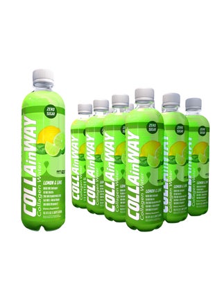 Premium Collagen Drink 8000mg Lemon & Lime - Zero Sugar , Biotin, Hyaluronic Acid, L-Glutathione, Vitamin D - Support Hair, Skin, Nail & Bone Health, Anti-Aging Hydrating Beauty Beverage Pack of 12 - pzsku/Z9D390FF2287FD9BEFEF6Z/45/1746194577/4a6128de-5f22-4ee5-866e-bf8e924469d2