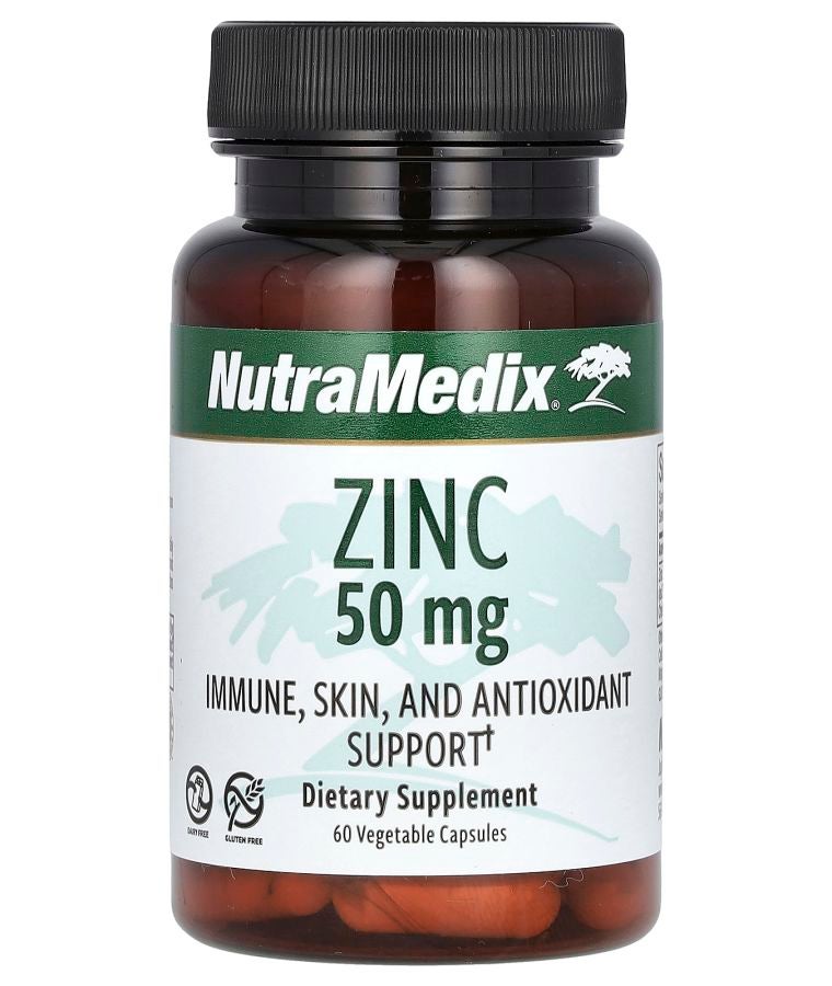 Zinc 50 mg 60 Vegetable Capsules