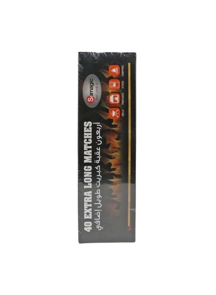 Somagic Extra Long Matches Black 40