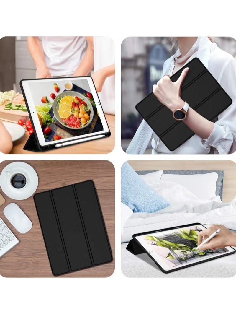 UMIXPRO iPad 9.7 Case 2018 2017 Model 6th 5th Generation Smart Cover with Pencil Holder and Soft Baby Skin Silicone Back and Full Body Protection Auto Wake Sleep Cover - Image 4