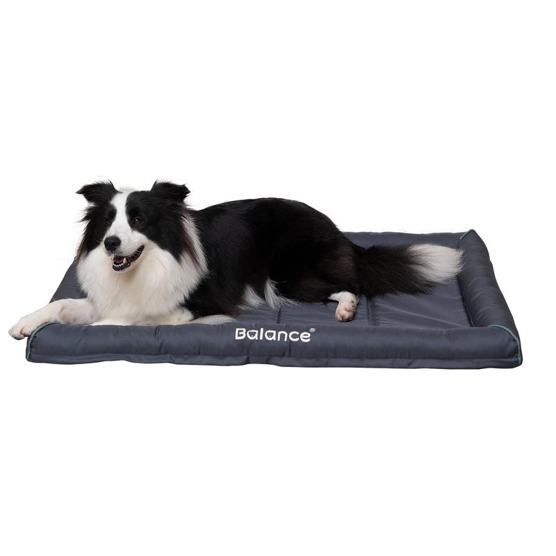 BALANCE Oxford Dog Bed for Large Dogs, Waterproof Dogs Crates Pad Outdoor Dog Crate Mat, Wipe Clean & Easy Rinse, 36 inch - Image 1