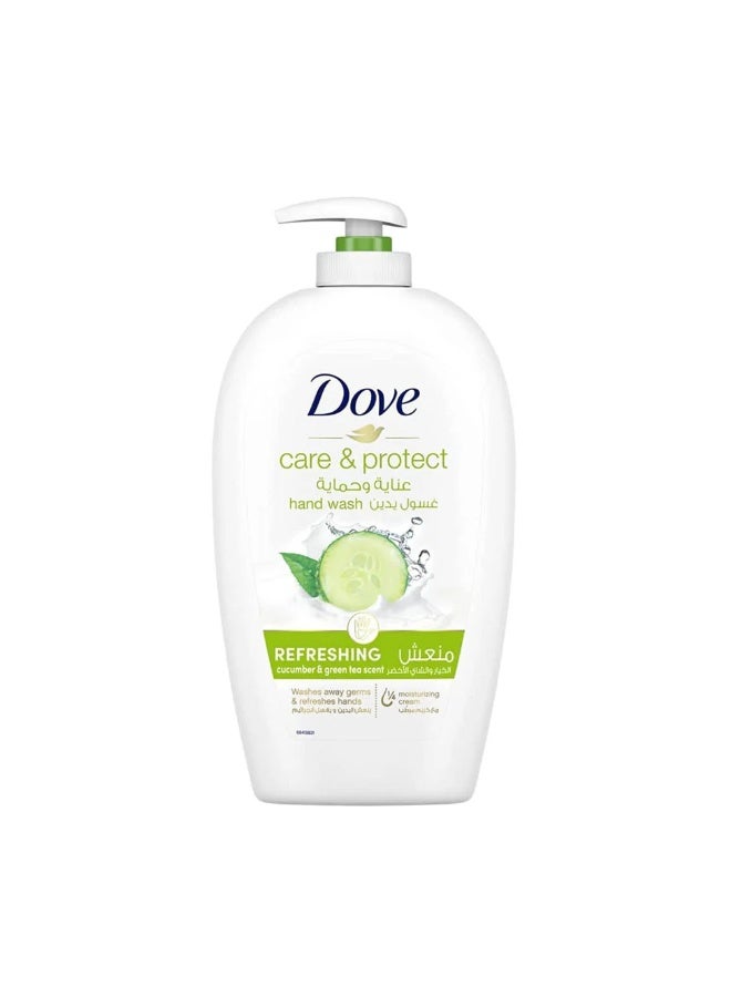 Dove Hand Wash Refreshing Care & Protection with Cucumber and Green Tea 500 ml - Image 1