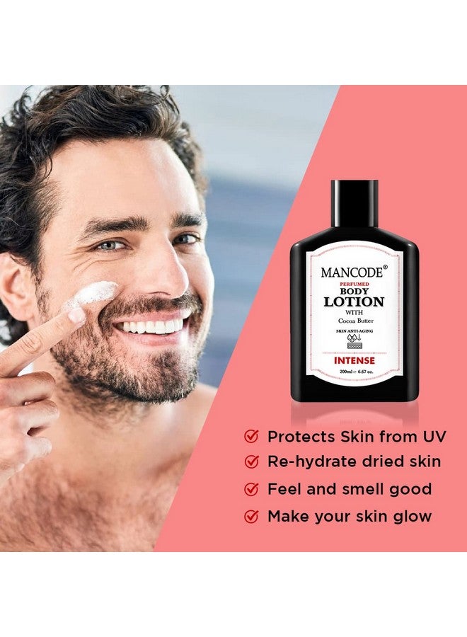 MAN CODE Mancode Intense Body Lotion For Men 200Ml Easy Absorption Nourishing Formulation Hydrating Moisturization Intense Care Smooth Texture Healthier Complexion Elevates Selfcare.  - Image 2