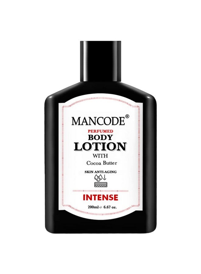 MAN CODE Mancode Intense Body Lotion For Men 200Ml Easy Absorption Nourishing Formulation Hydrating Moisturization Intense Care Smooth Texture Healthier Complexion Elevates Selfcare.  - Image 1