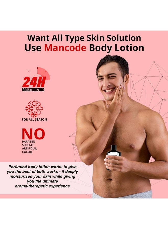 MAN CODE Mancode Intense Body Lotion For Men 200Ml Easy Absorption Nourishing Formulation Hydrating Moisturization Intense Care Smooth Texture Healthier Complexion Elevates Selfcare.  - Image 3