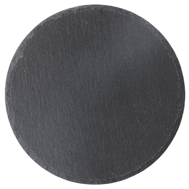 Natural Stone Serving Plate 22.5cm Round for Steak Sushi Dessert Dining - Image 2