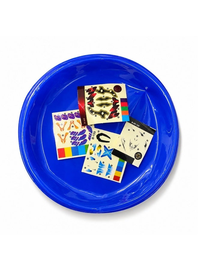 SB Beyblade Gold Battle Set – 4 Spinning Tops with Launcher & Battle Arena - Image 3