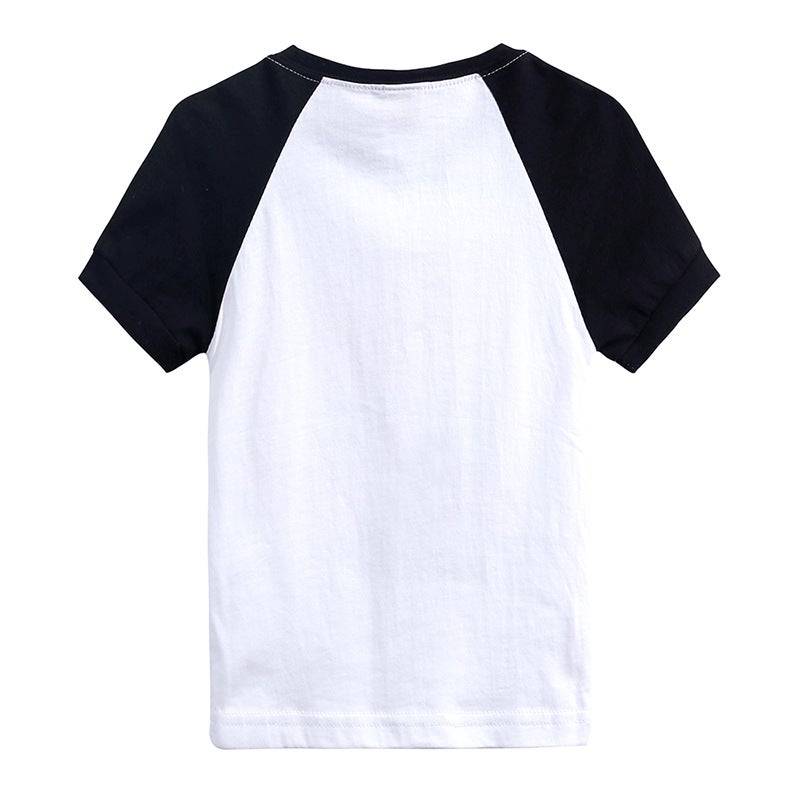 Summer Children'S Short-Sleeved Suit Boys' Cotton Homewear Boys And Girls Baby Pajamas Children'S Outwear - Image 4
