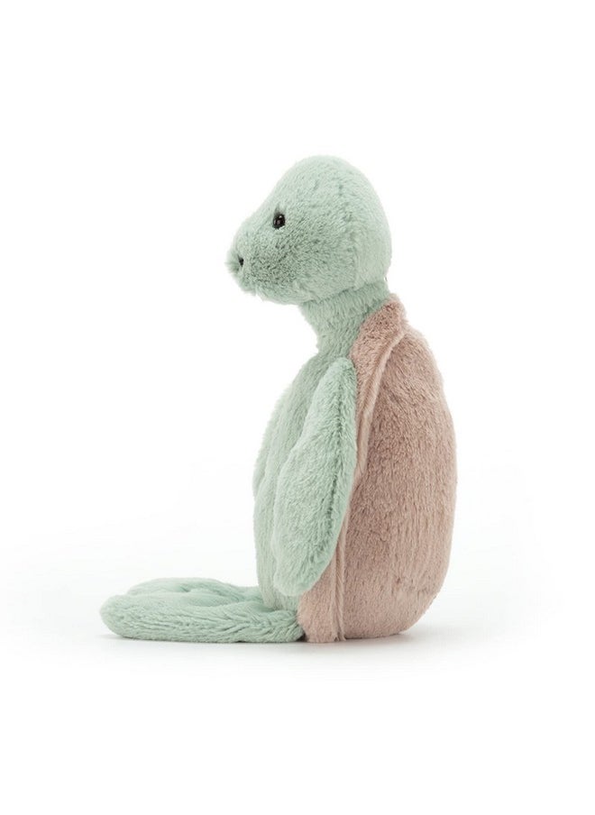 Jellycat Jellycat Bashful Turtle Stuffed Animal, Medium 12 inches - Reptile Plush Toy - Classic Children's Gift  - Image 3
