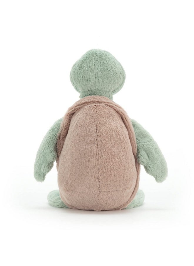 Jellycat Jellycat Bashful Turtle Stuffed Animal, Medium 12 inches - Reptile Plush Toy - Classic Children's Gift  - Image 4