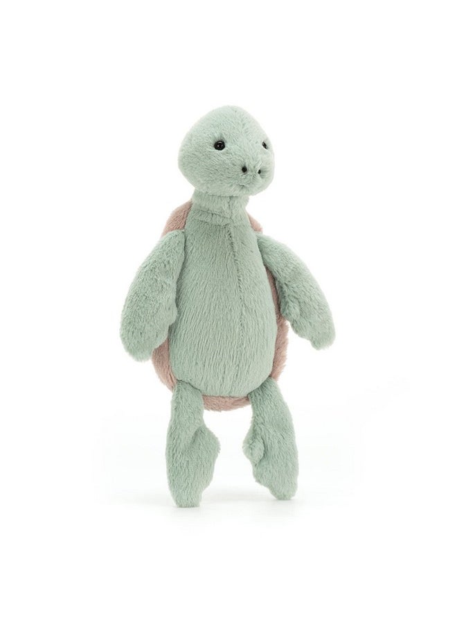 Jellycat Jellycat Bashful Turtle Stuffed Animal, Medium 12 inches - Reptile Plush Toy - Classic Children's Gift  - Image 5