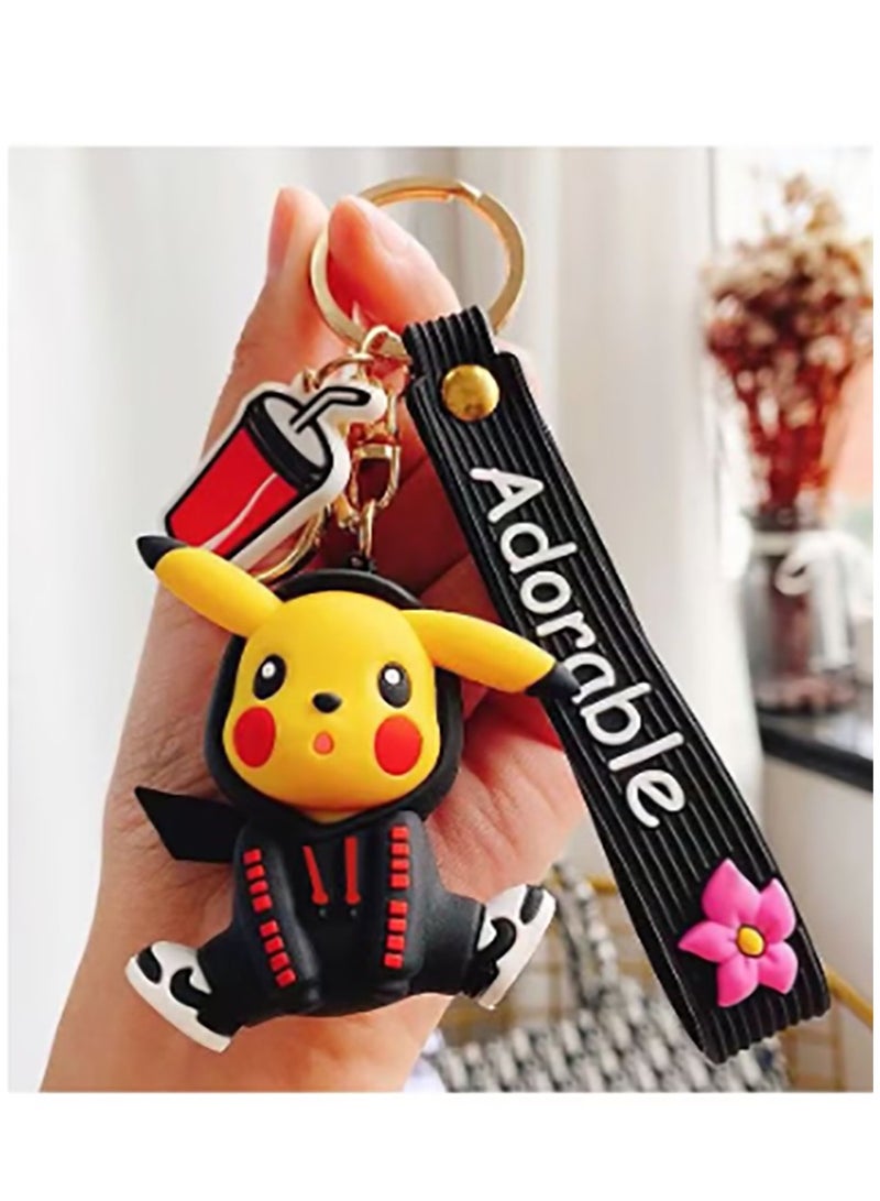 Pokemon Cartoon Pokémon Pikachu keychain bag pendant decorative accessories  - Image 2