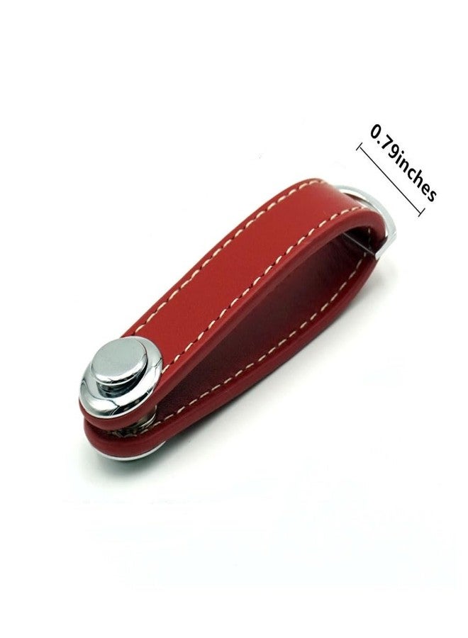 ERCRYSTO Compact Key Holder - Stylish & Practical Pocket Key Organizer With Secure Locking Mechanism. (Red) - Image 3