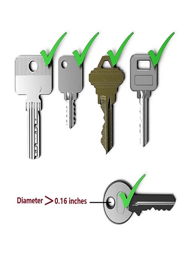 ERCRYSTO Compact Key Holder - Stylish & Practical Pocket Key Organizer With Secure Locking Mechanism. (Red) - Image 5