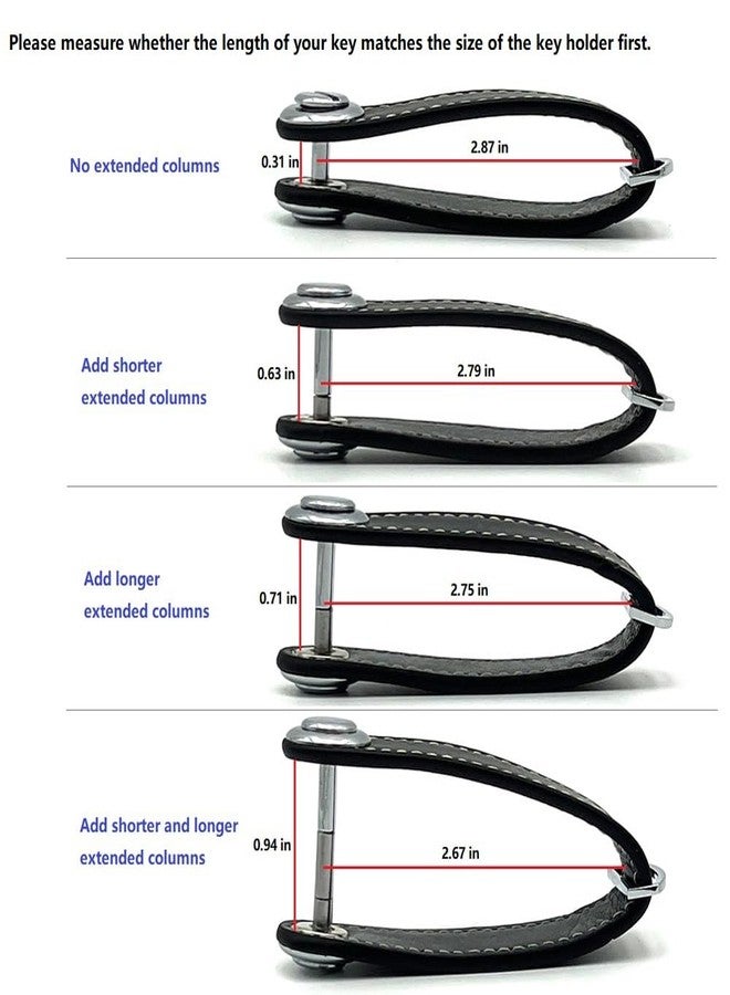 ERCRYSTO Compact Key Holder - Stylish & Practical Pocket Key Organizer With Secure Locking Mechanism. (Red) - Image 4