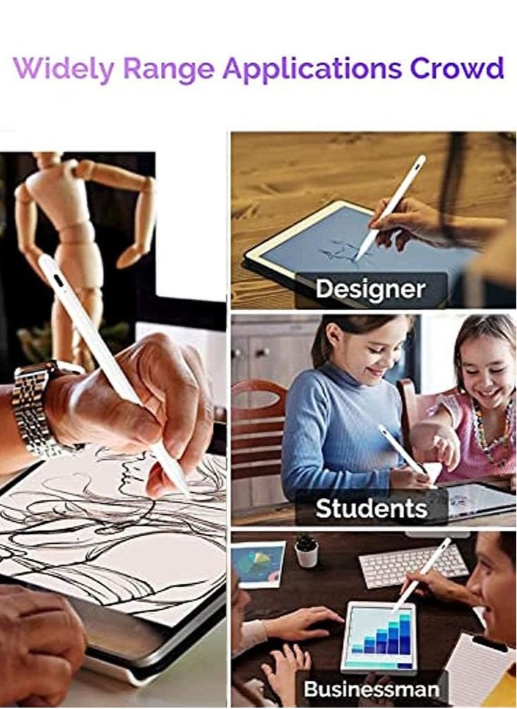 Perfii 2 in 1 High Sensitivity Stylus Pen with Palm Rejection for Touch Screens Magnetic Caps Digital Active Pencil for Tablets and Phones  - Image 5