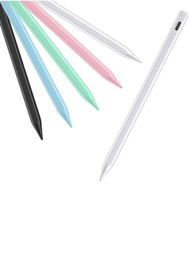 Perfii 2 in 1 High Sensitivity Stylus Pen with Palm Rejection for Touch Screens Magnetic Caps Digital Active Pencil for Tablets and Phones  - Image 1