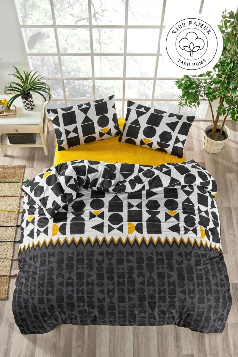 Tabu Home 100% Cotton Ethnic Single Duvet Cover Set