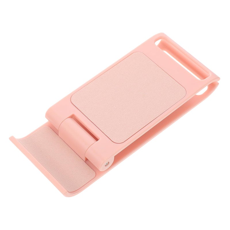 Foldable Tabletop Cell Phone Stand Compact Lightweight Plastic Desk Holder Cherry Blossom Pink - Image 2