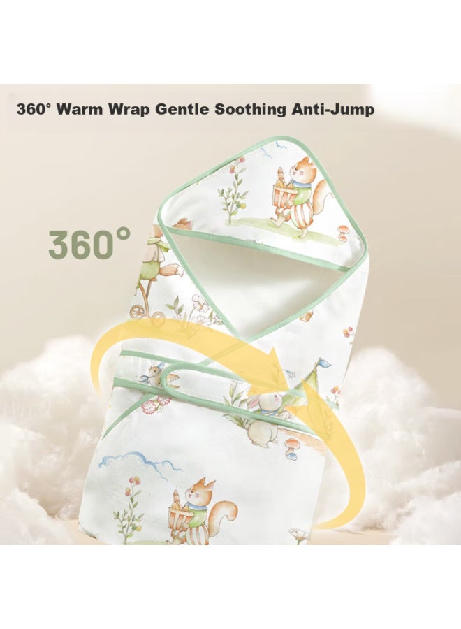 Lovebox Love Bebe Baby Swaddle Blanket Summer Cotton Newborn Swaddle Wrap Baby Anti-startle Delivery Room Pack Single Rabbit Cute Baby S738 - Image 1