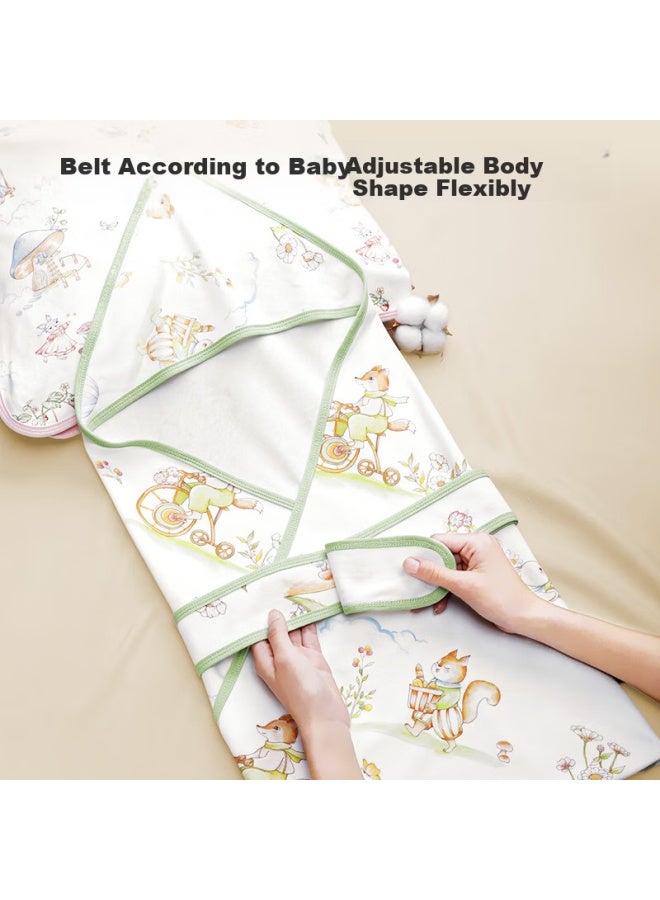 Lovebox Love Bebe Baby Swaddle Blanket Summer Cotton Newborn Swaddle Wrap Baby Anti-startle Delivery Room Pack Single Rabbit Cute Baby S738 - Image 4