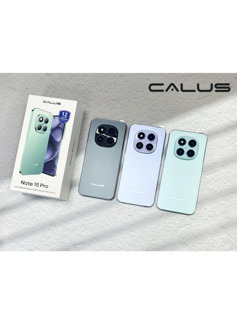 كالوس هاتف CALUS Note 15 Pro الذكي | شاشة AMOLED بتردد 120 هرتز، وكاميرا فائقة الدقة بدقة 50 ميجابكسل، وأداء فائق السرعة - Image 3