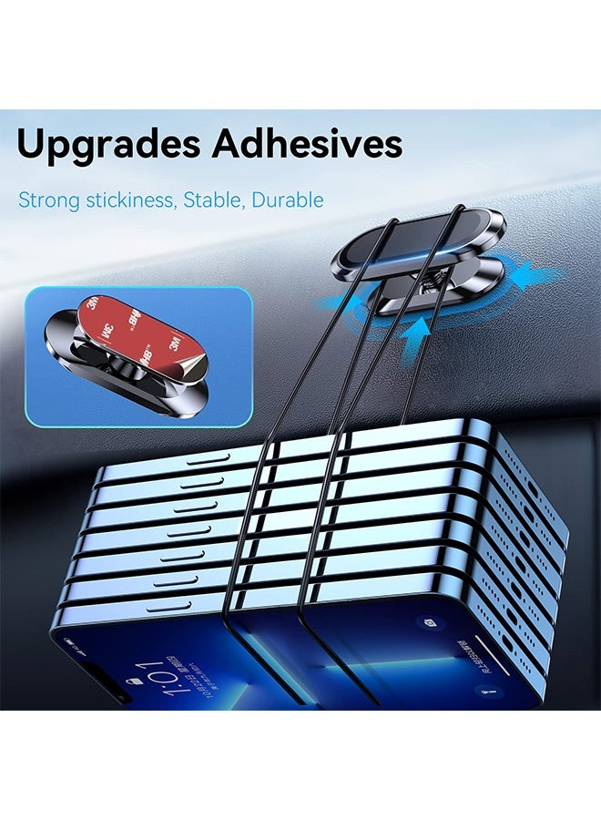 Gecomo 2 PCS Magnetic Car Phone Holder, Universal Dashboard Adhesive Car Magnetic Phone Mount, 360° Rotation Magnetic phone holder for car - Image 4