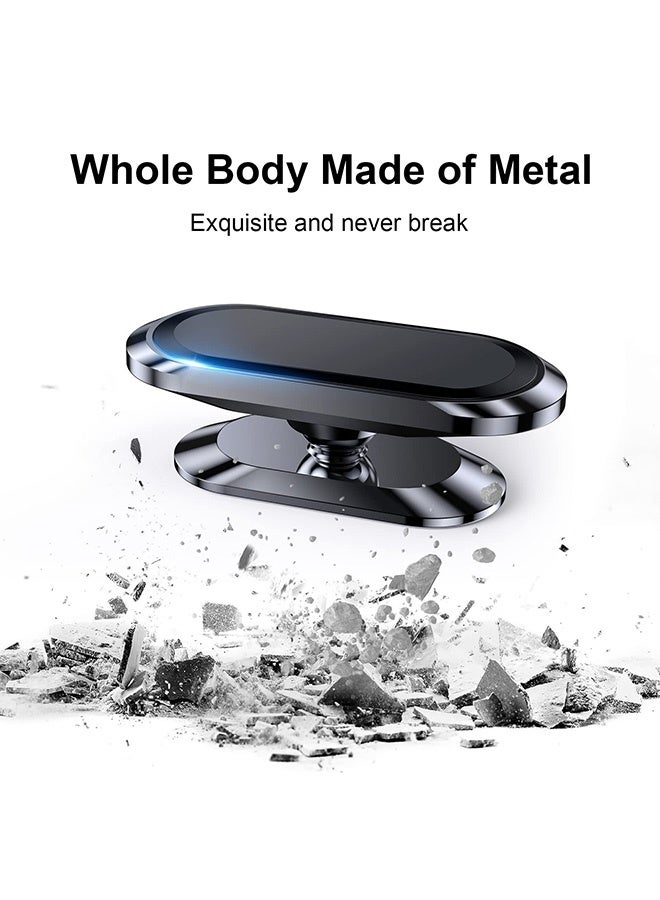 Gecomo 2 PCS Magnetic Car Phone Holder, Universal Dashboard Adhesive Car Magnetic Phone Mount, 360° Rotation Magnetic phone holder for car - Image 3