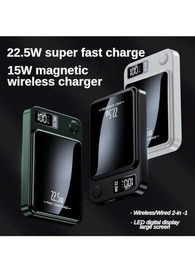 General PD 22.5w Magnetic Power Bank 10000mah, 15w Wireless Fast Charger for Mag-safe Portable External Battery, Compatible with IPhone, Samsung, HuaWei, XiaoMi, Honor  - Image 2