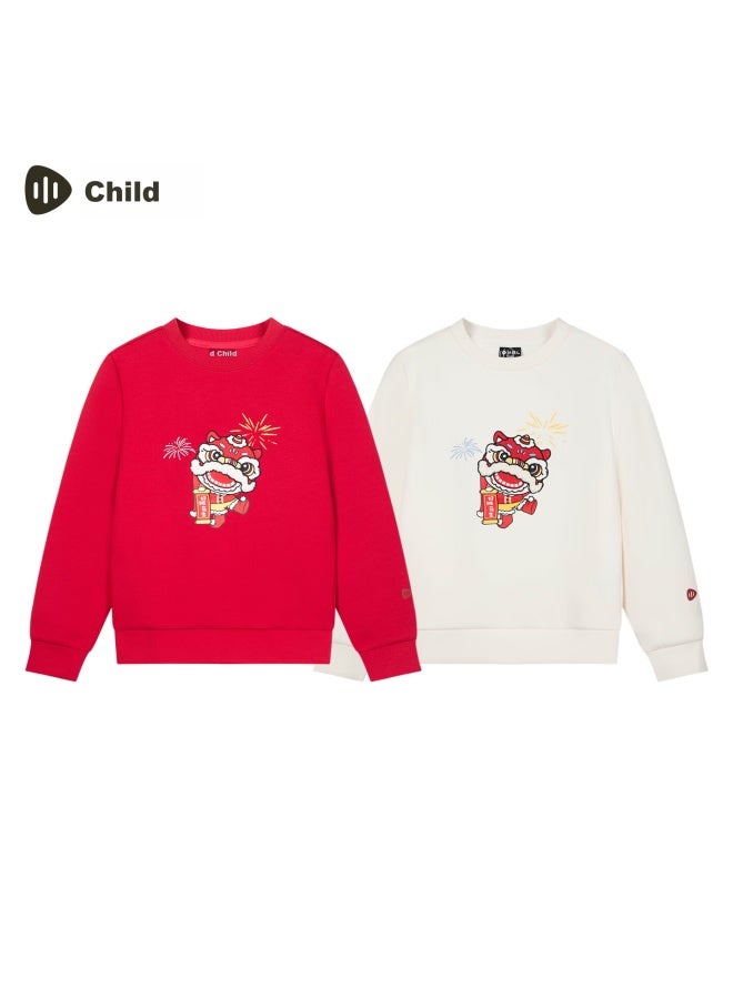 Souhait Waterbaby Boys' Hoodie  Spring New Red Lunar New Year Top Shopping Mall Edition - Image 1