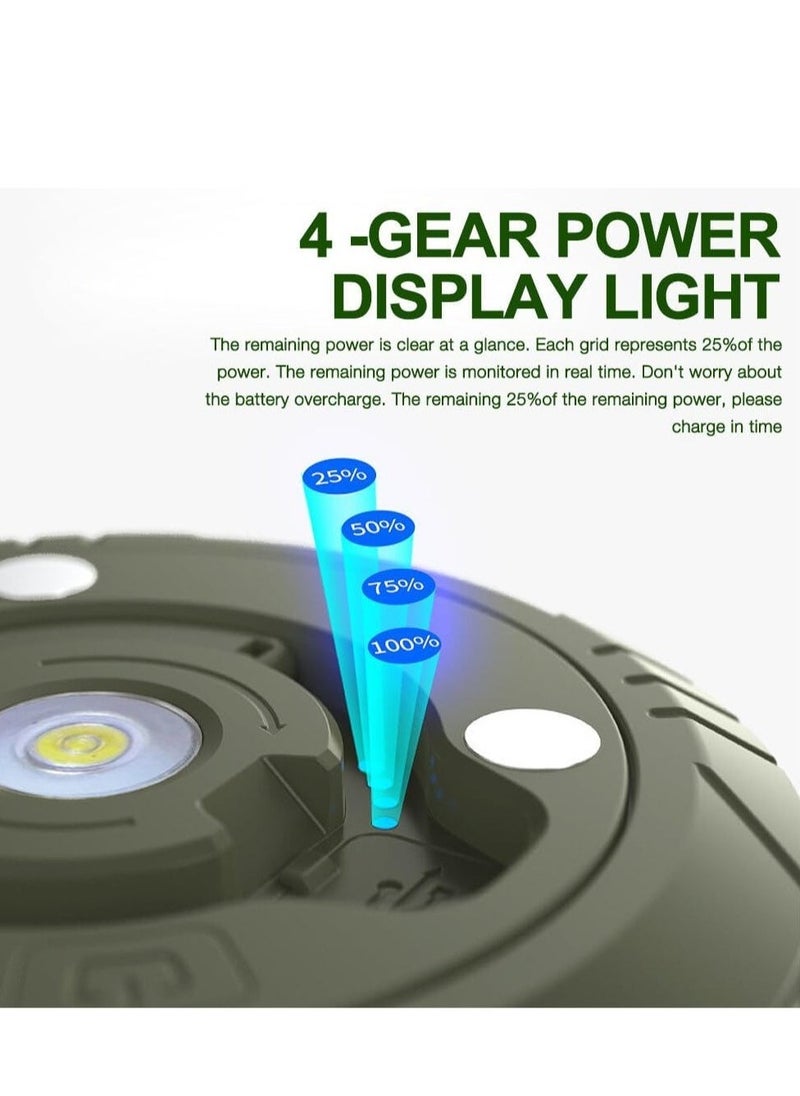 JAJEEK Camping String Lights, 10M Outdoor Waterproof Portable Stowable String Light | Warmyard Lights with 5 Lighting Modes | USB Rechargeable Outdoor String Lights for Camping, RV, Hiking | [Energy Class A] - Image 5