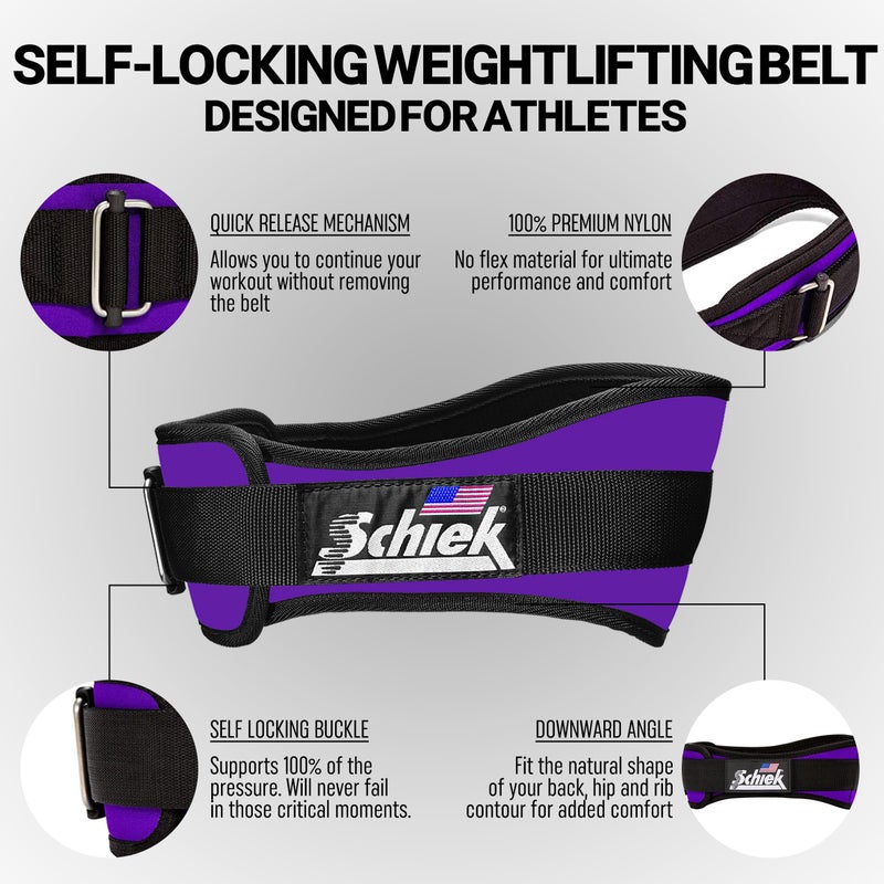 Schiek Sports Model 2004 Nylon 4 3/4" Weight Lifting Belt - Image 3
