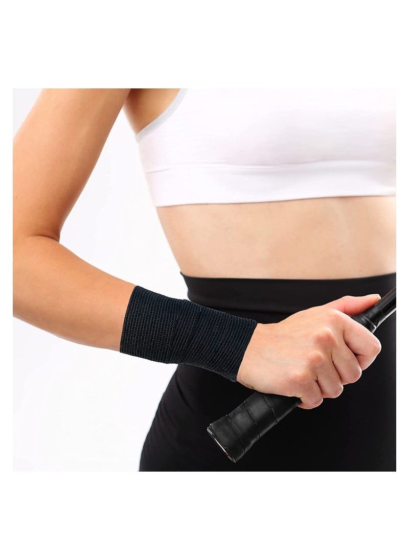 Generic - Elastic Self-Adhesive Cohesive Wrap Tape for Athletes, Breathable Bandage for Wounds, Ideal for Wrist, Ankle & Pets (3 Inches X 5 Yards, 10 Pack) - Image 1
