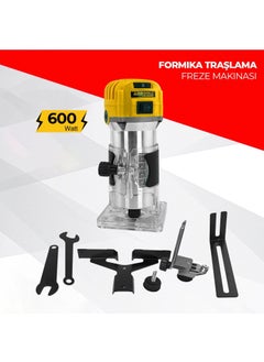 Anadolu Strong Anadolustrong ANS1028 600W Formica Grinding Milling Machine Yellow Blue  - Image 3