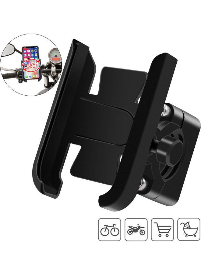 نيبمينينت حامل هواتف نقالة يثبت على مقود الدراجة النارية بإطار ثابت مصنوع من سبيكة الألومنيوم هاندلبارز - Image 1