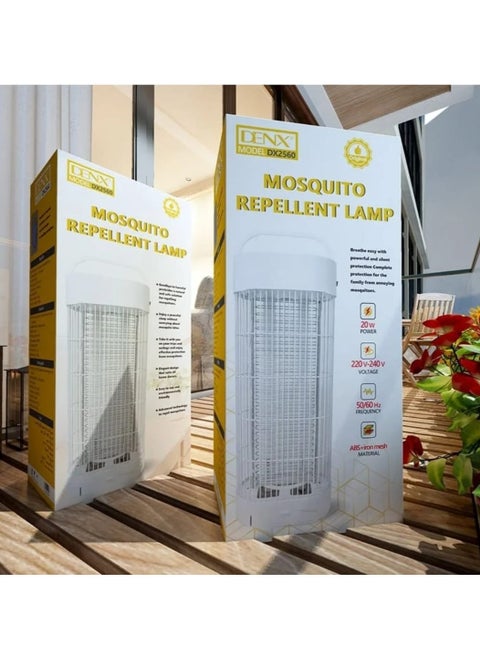 Mosquito and insect catcher inside and outside the home, 20 watts, using electric shock and LED lighting, 50/60 Hz - 220V - 240V