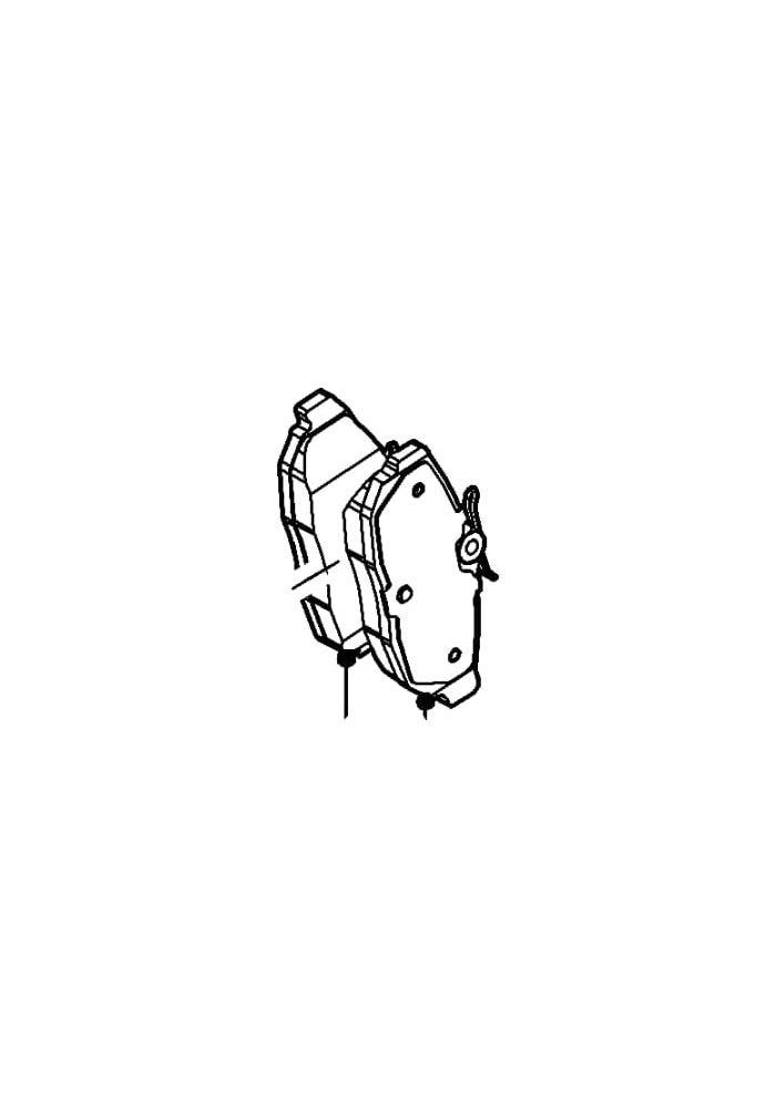 Motorcraft Genuine Rear Brake Pad Set for Ford Explorer, Lincoln MKT, and Taurus - Image 3