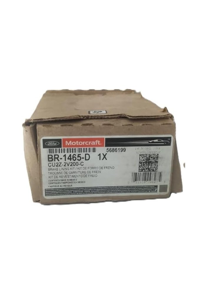Motorcraft Genuine Rear Brake Pad Set for Ford Explorer, Lincoln MKT, and Taurus - Image 2