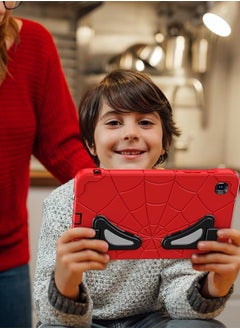 SUNDAREE Tablet Case for Samsung Galaxy Tab A9 8.7 inch，Lightweight Shockproof Rugged Protective Cover with Kickstand for Kids Children Boys Red Black  - Image 4