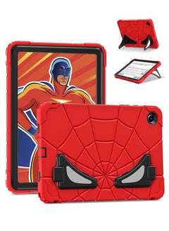 SUNDAREE Tablet Case for Samsung Galaxy Tab A9 8.7 inch，Lightweight Shockproof Rugged Protective Cover with Kickstand for Kids Children Boys Red Black  - Image 1